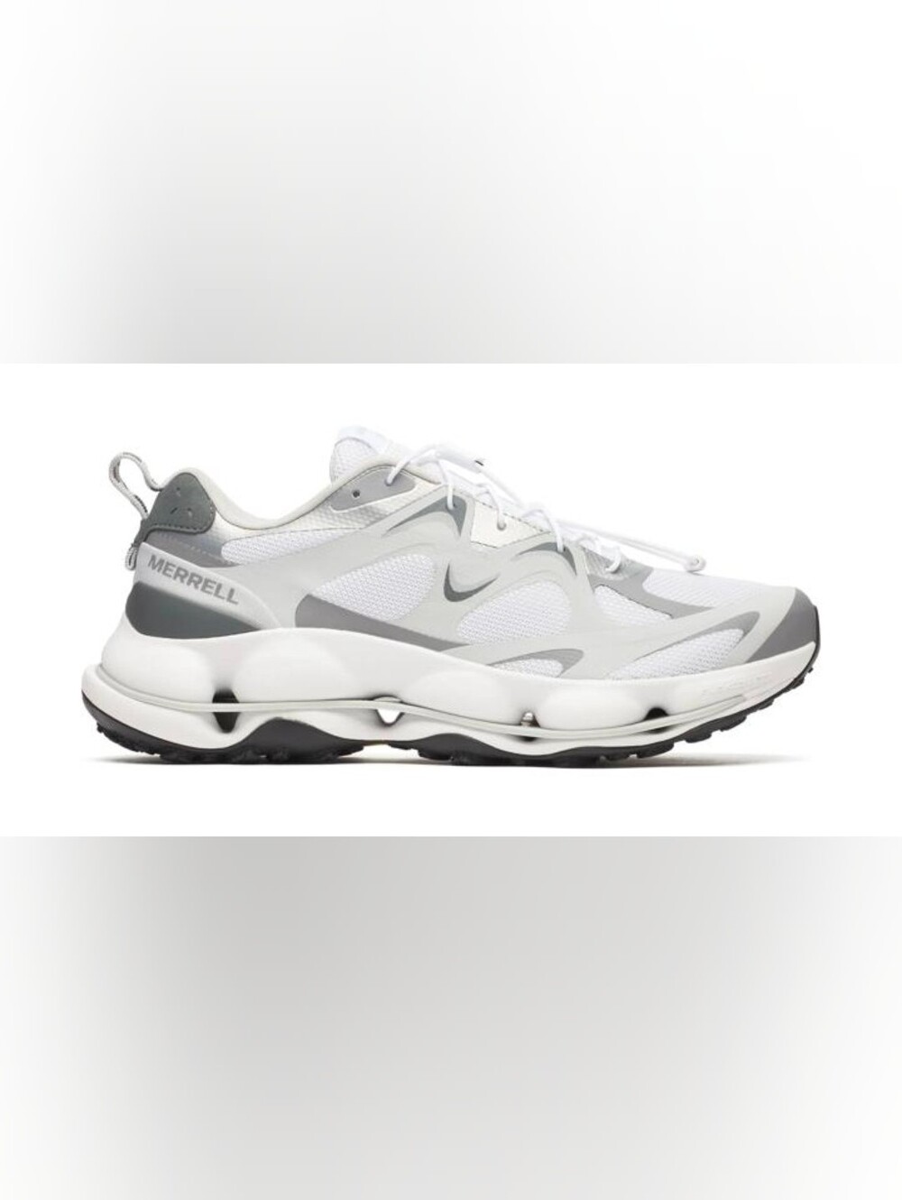 Merrell Light Gray and White Gore-Tex Athletic Shoes. Worn 4 Times. - Picture 6 of 6